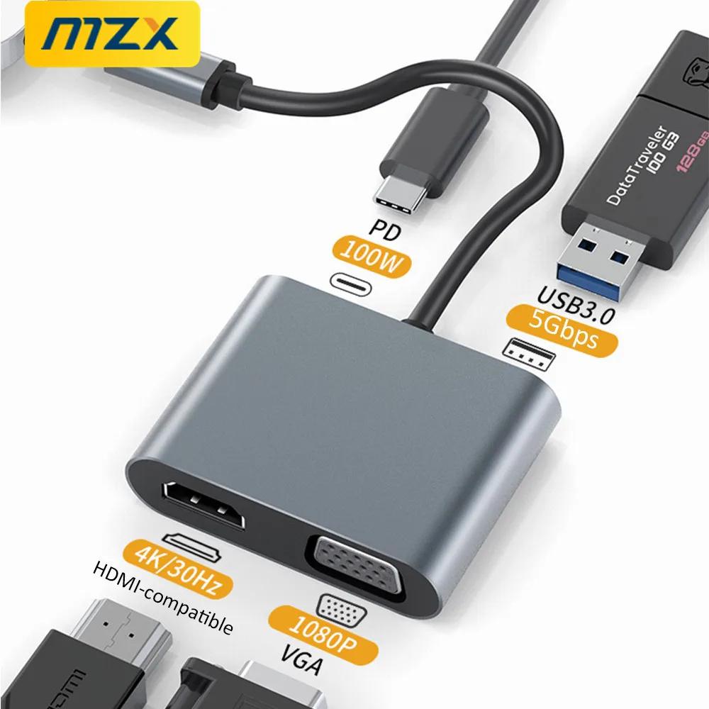 MZX Ʈ ŷ ̼ HDMI ȣȯ VGA USB C  ø , HDMI Ʈ  Tipo Ÿ ͽټ 3 0  3.0